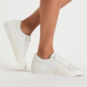 Dolce Vita Zina Leather Lace-Up Sneakers